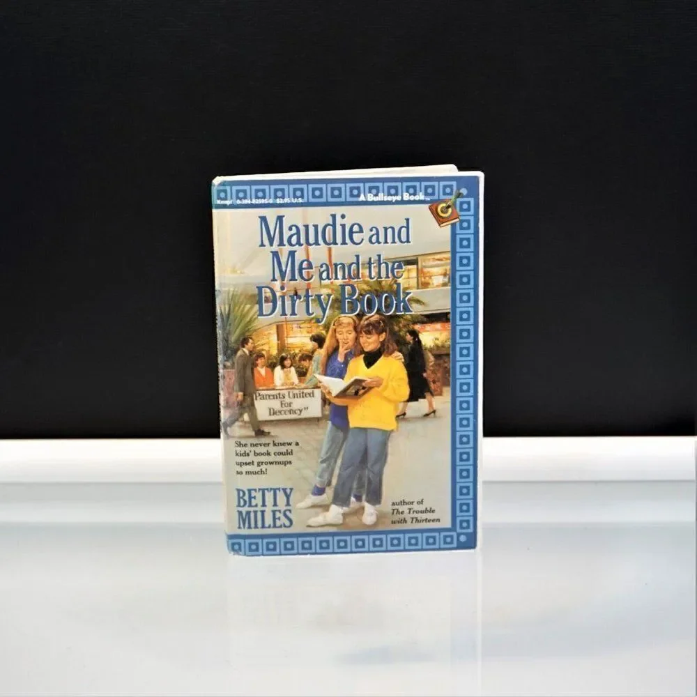 Maudie and Me and the Dirty Book By Betty Miles 1989 Hardcover A Knopf Publisher